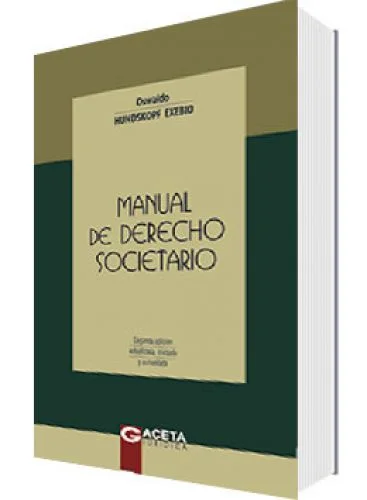 MANUAL DE DERECHO SOCIETARIO