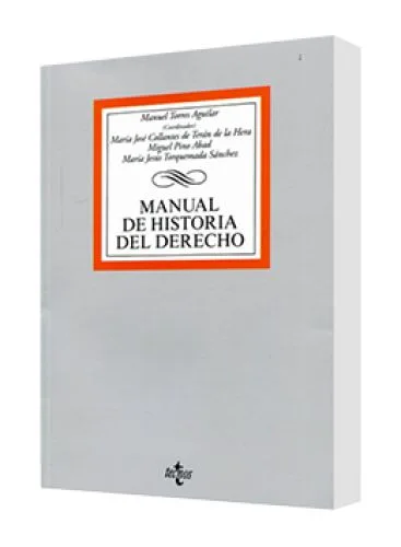 MANUAL DE HISTORIA DEL DERECHO