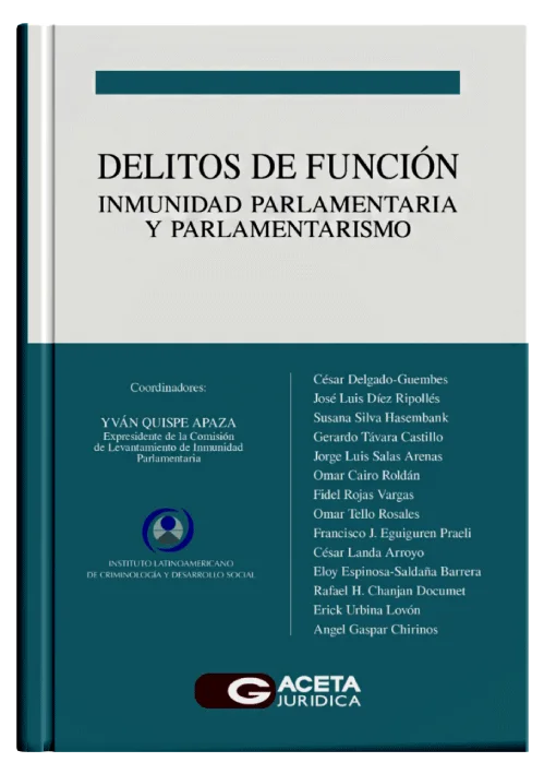 DELITOS DE FUNCIÓN - Inmunidad Parlamentaria y Parlamentarismo.