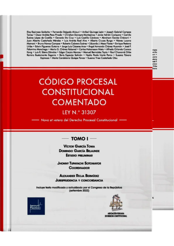 CÓDIGO PROCESAL CONSTITUCIONAL COMENTADO, LEY N.º 31307 (2 tomos)