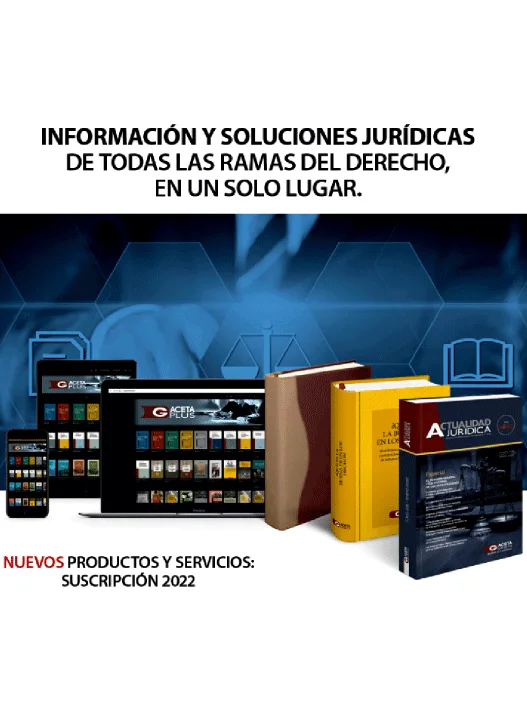 SUSCRIPCIÓN DE GACETA JURÍDICA 2022
