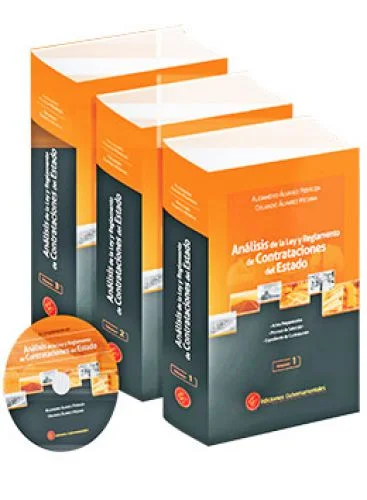 ANALISIS DE LA LEY Y REGLAMENTO DE CONTRATACIONES Y ADQUISICIONES DEL ESTADO (III Tomos y CD-ROM)