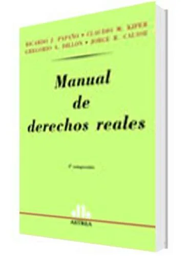 MANUAL DE DERECHOS REALES..