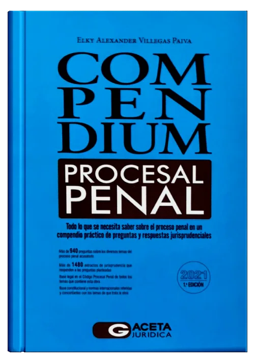 COMPENDIUM PROCESAL PENAL 2021