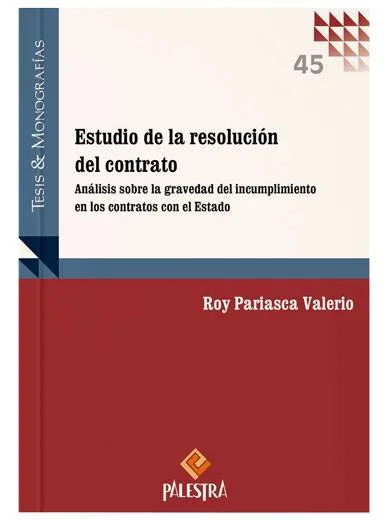 ESTUDIO DE LA RESOLUCIÓN DEL CONTRATO..