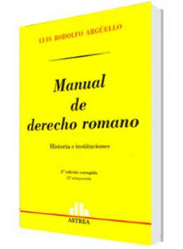 MANUAL DE DERECHO ROMANO..