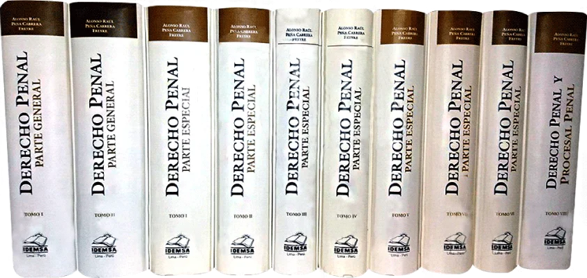 COLECCION DE DERECHO PENAL GENERAL (2 tomos) Y DERECHO PENAL ESPECIAL (8 tomos)