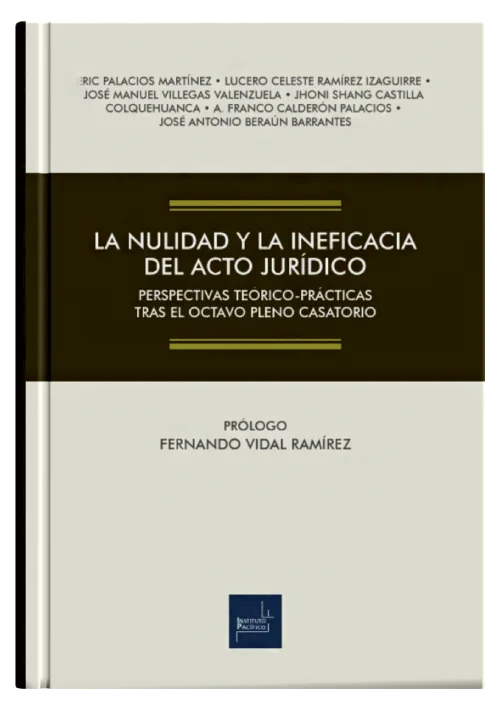 LA NULIDAD Y LA INEFICACIA DEL ACTO JURÍDICO