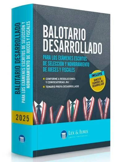 BALOTARIO DESARROLLADO para los exámene..