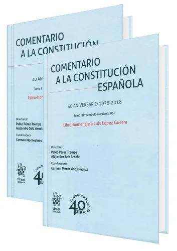 COMENTARIO A LA CONSTITUCIÓN ESPAÑOLA ..