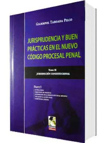 JURISPRUDENCIA Y BUENAS PRÁCTICAS EN EL NUEVO CÓDIGO PROCESAL PENAL TOMOS I Y II