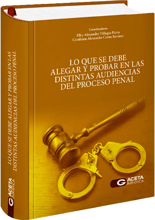 LO QUE SE DEBE ALEGAR Y PROBAR EN LAS DISTINTAS AUDIENCIAS DEL PROCESO PENAL