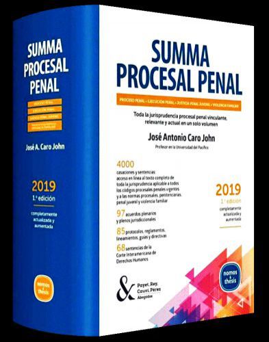 SUMMA PROCESAL PENAL  SUMMA PROCESAL PENAL