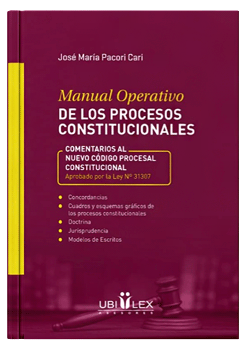 MANUAL OPERATIVO DE LOS PROCESOS CONSTITUCIONALES - Comentarios al nuevo código procesal constitucional. MANUAL OPERATIVO DE LOS PROCESOS CONSTITUCIONALES - Comentarios al nuevo código procesal constitucional.