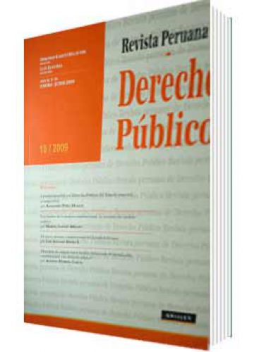 REVISTA PERUANA DE DERECHO PÚBLICO 18 REVISTA PERUANA DE DERECHO PÚBLICO 18