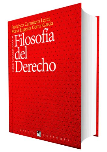 CURSO UNIVERSITARIO DE FILOSOFIA DEL DERECHO