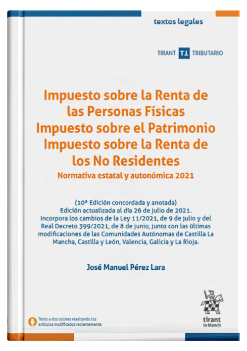IMPUESTO SOBRE LA RENTA DE LAS PERSONAS FÍSICAS IMPUESTO SOBRE EL PATRIMONIO IMPUESTO SOBRE LA RENTA DE LOS NO RESIDENTES IMPUESTO SOBRE LA RENTA DE LAS PERSONAS FÍSICAS IMPUESTO SOBRE EL PATRIMONIO IMPUESTO SOBRE LA RENTA DE LOS NO RESIDENTES
