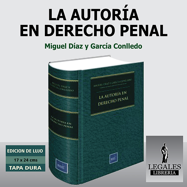LA AUTORIA EN DERECHO PENAL MIGUEL DIAZ..