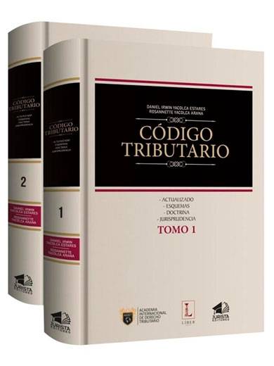 CODIGO TRIBUTARIO 2 Tomos Actualizado Esquemas Doctrina Jurisprudencia 2023 CODIGO TRIBUTARIO 2 Tomos Actualizado Esquemas Doctrina Jurisprudencia 2023