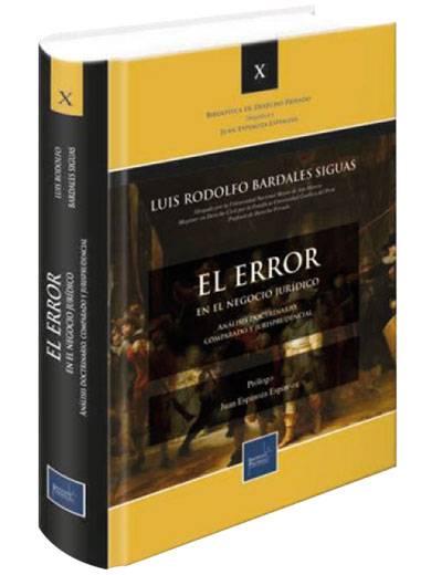 EL ERROR EN EL NEGOCIO JURÍDICO. ANÁLI..