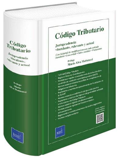 CÓDIGO TRIBUTARIO. Jurisprudencia vinculante , relevante y actual 2024 CÓDIGO TRIBUTARIO. Jurisprudencia vinculante , relevante y actual 2024