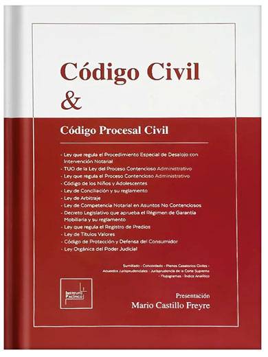 CÓDIGO CIVIL Y CÓDIGO PROCESAL CIVIL NOVIEMBRE 2024 CÓDIGO CIVIL Y CÓDIGO PROCESAL CIVIL NOVIEMBRE 2024