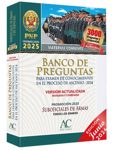 BANCO DE PREGUNTAS para examen de conocimientos en el proceso de ascenso 2024 BANCO DE PREGUNTAS para examen de conocimientos en el proceso de ascenso 2024