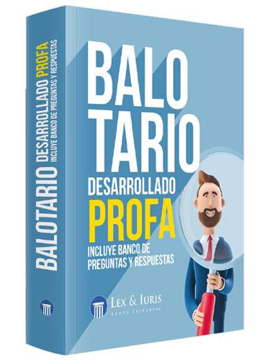 BALOTARIO DESARROLLADO PROFA 2026