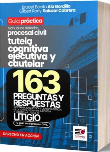 Preventa - Guía Práctica Manual de derecho procesal civil tutela cognitiva ejecutiva y cautelar (2026) - Bruceli Ala - Gilbert Rony - Vende Librería Legales
