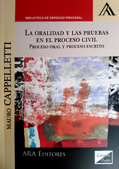 LA ORALIDAD Y LAS PRUEBAS EN EL PROCESO ..