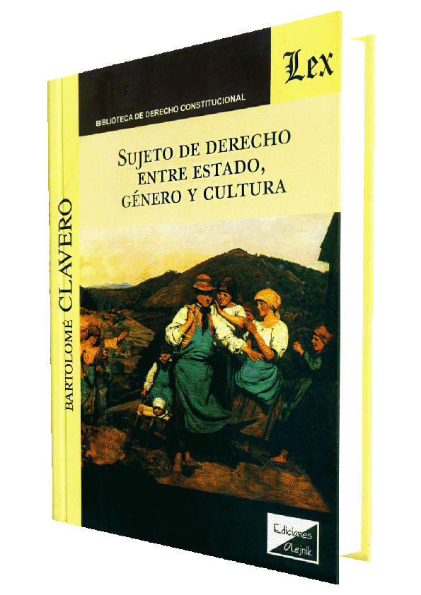 SUJETO DE DERECHO ENTRE ESTADO, GENERO Y CULTURA
