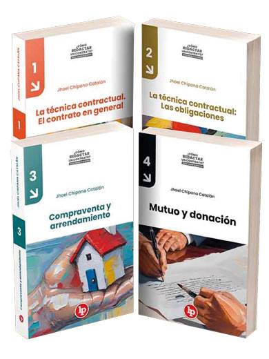 ¿CÓMO REDACTAR UN CONTRATO? NOTAS DESDE LA PRÁCTICA (4 TOMOS)
